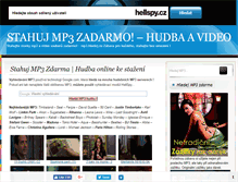 Tablet Screenshot of mp3.hledej.to