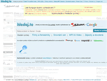 Tablet Screenshot of hledej.to